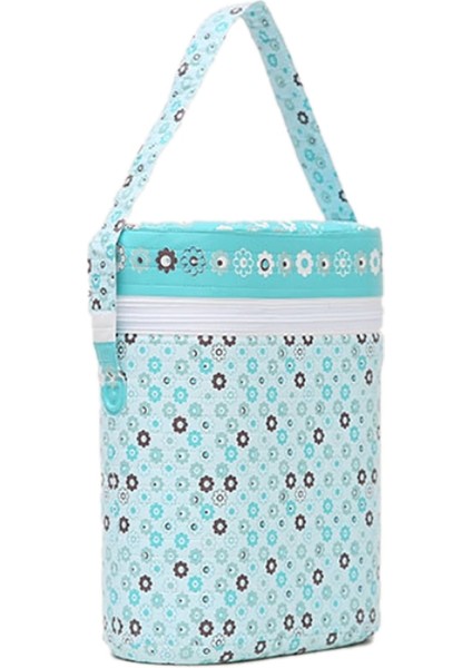 Sevimli Karikatür Biberon Çantası Taşınabilir Yalıtım Çanta Mumya Çanta Süt Termal Gıda Sıcak Beyaz (Yurt Dışından)