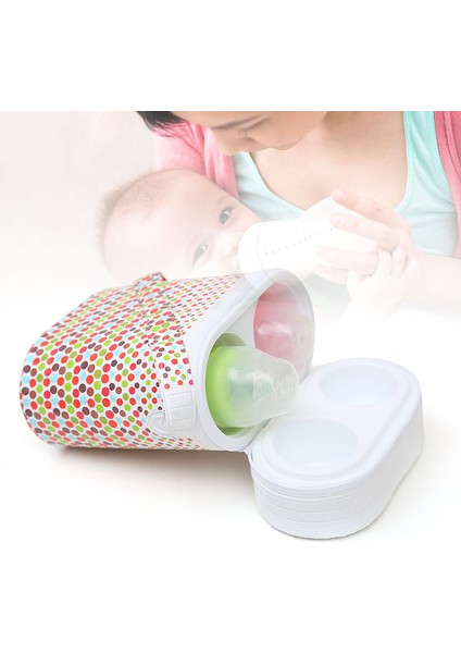 Sevimli Karikatür Biberon Çantası Taşınabilir Yalıtım Çanta Mumya Çanta Süt Termal Gıda Sıcak Beyaz (Yurt Dışından) fiyatları