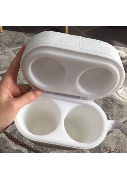 Sevimli Karikatür Biberon Çantası Taşınabilir Yalıtım Çanta Mumya Çanta Süt Termal Gıda Sıcak Beyaz (Yurt Dışından) fırsatları