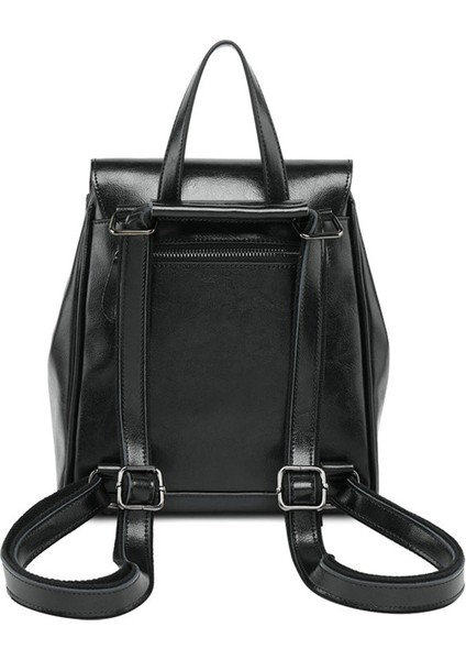 Kadın Sırt Çantası Tiki Tarzı Omuz Çapraz Çanta, Siyah (Yurt Dışından) fırsatları