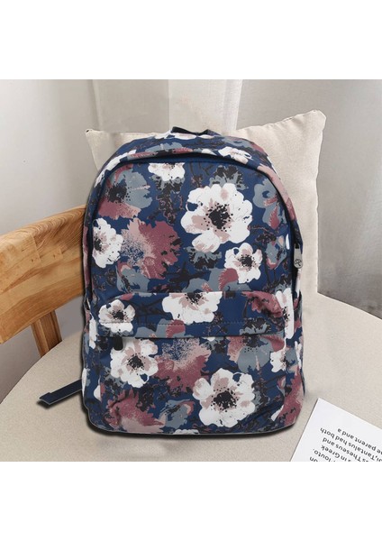 Yeni Stil Özel Baskılı Kanvas Sırt Çantası Kadın Serisi Basit Üniversite Ortaokul Öğrencileri Çantası (Yurt Dışından) fırsatları