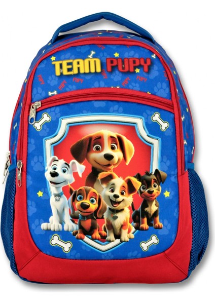 Cennec Sevimli Köpekler Ikili Okul Çantası Seti - Erkek Çocuk - Mavi/kırmızı fiyatları