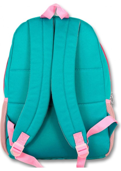 Cennec Ortaokul Kolej Lise ve Günlük Sırt Çantası - Yeşil-Pembe - Kız modelleri