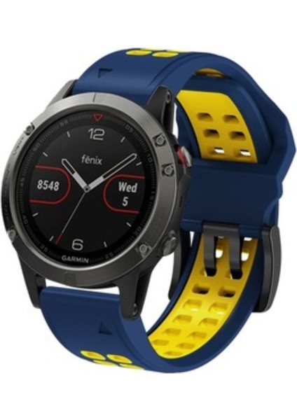 Garmin Descent Mk1 (26MM) Çift Sıralı Silikon Saat Kordonu