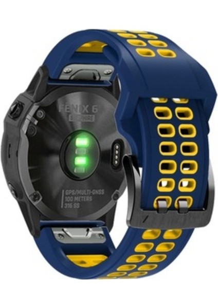 Garmin Descent Mk1 (26MM) Çift Sıralı Silikon Saat Kordonu