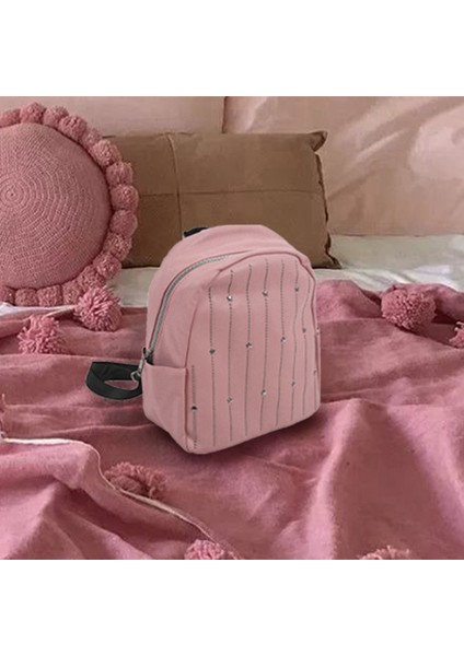 Moda Kadın Sırt Çantası Küçük Yıldız Desen Yumuşak Çok Fonksiyonlu Pembe (Yurt Dışından) fiyatları
