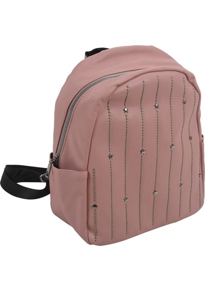 Moda Kadın Sırt Çantası Küçük Yıldız Desen Yumuşak Çok Fonksiyonlu Pembe (Yurt Dışından) fırsatları