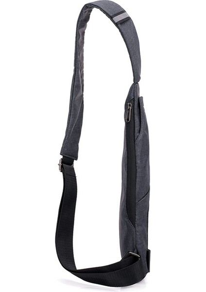 Erkek Anti-Hırsızlık Sırt Çantası Erkekler Sling Bir Omuz Su Geçirmez Seyahat Küçük Göğüs Çanta Ince Mini Crossbody Mavi (Yurt Dışından) fırsatları