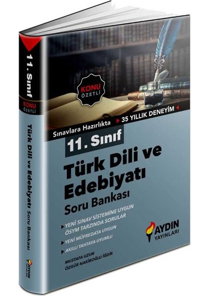 Aydın Yayınları   11. Sınıf Türk Dili ve Edebiyatı Konu Özetli Soru Bankası