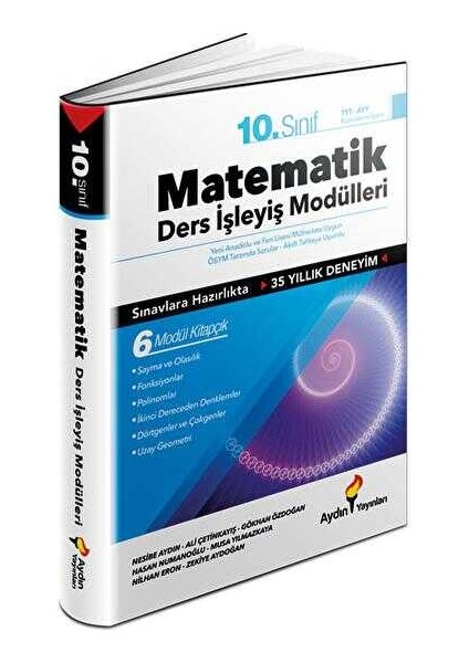 Aydın Yayınları   10. Sınıf Aydın Matematik Ders Işleyiş Modülleri