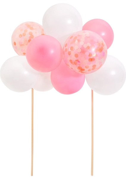 Meri 204922 Pembe Balonlar Pasta Süsü