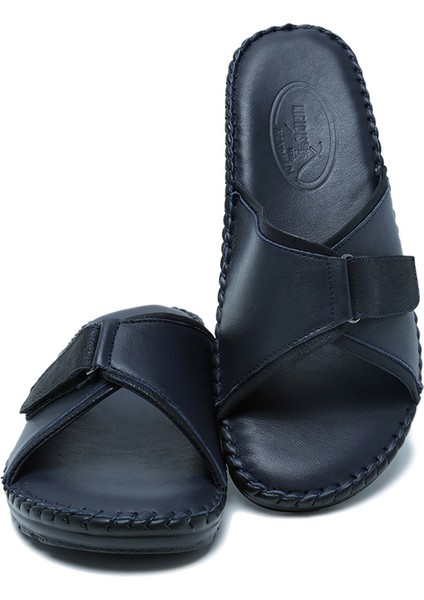 KHM110 Kifidis Assos Kadın Tek Bantlı Deri Terlik 36-41 modelleri