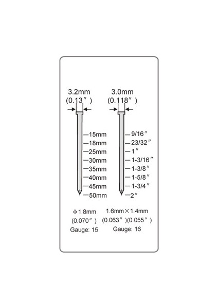 Hsdtool FST50 Çelik Çivi Tabancası (15 -50 mm )