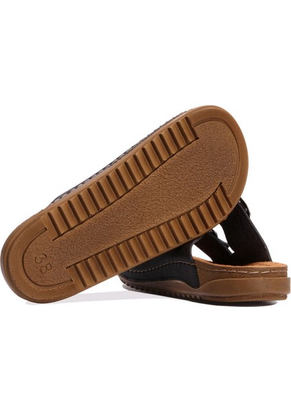 Kadın Anatomik Deri Çift Bantlı Terlik fiyatları
