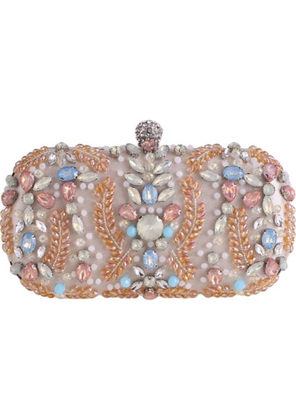 Kadınlar Için Kristal Debriyaj Akşam Çantalar ve Manşonlar Boncuklu Rhinestone Çanta (Yurt Dışından)