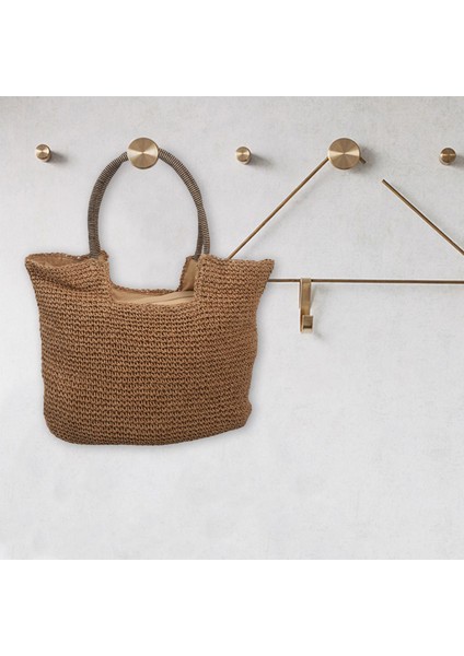 Moda Yaz Yuvarlak Hasır Çanta Plaj Rattan Kadın Çanta Bayanlar Örme Postacı Çantası Kadın Alışveriş Çanta (Yurt Dışından) modelleri