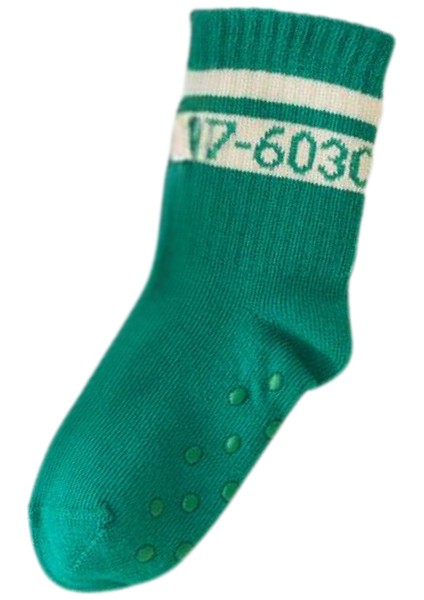 Çocuk Sayı Desenli Soket Çorap Yeşil fiyatları