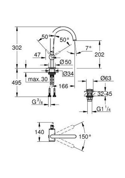 Lavabo Bataryası Atrio L-Boyut - 24362DA0 modelleri
