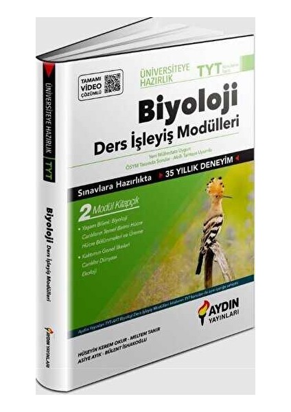 Aydın Yayınları   Üniversiteye Hazırlık Tyt Biyoloji Ders Işleyiş Modülleri