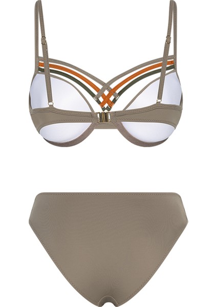 Girasole Toprak Balenli Bikini Takımı