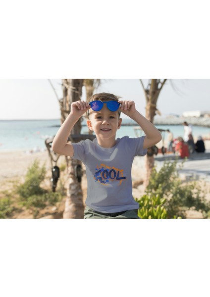 Erkek Çocuk Pamuk Be Cool Baskılı Kısa Kol Tshirt