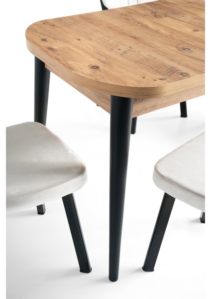 Venüs Star Mdf Mutfak Masa Sandalye Takımı 80x130 indirimleri