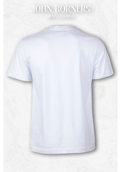 John Borners Erkek ikili O Yaka Spor Premium Basic T-Shirt