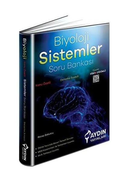 Aydın Yayınları   Ayt Biyoloji Sistemler Konu Özetli Soru Bankası