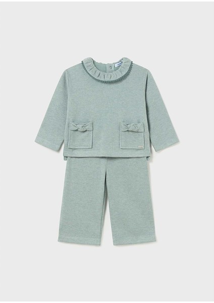 Kız Bebek 2li Takım - Mayoral - Su Yeşili - 12-Ay - 02550-SU Yeşili-12-Ay fiyatları