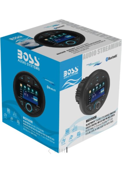 Boss Audio Systems MGV500B Aux USB Girişli Bluetoothlu Marin Teyp