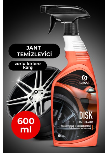 Disk Jant Temizleyici - Balata Tozu ve Pas Için En Iyi Çözüm (600ML)