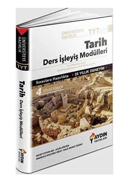 Aydın Yayınları   Üniversiteye Hazırlık Tyt Tarih Ders Işleyiş Modülleri