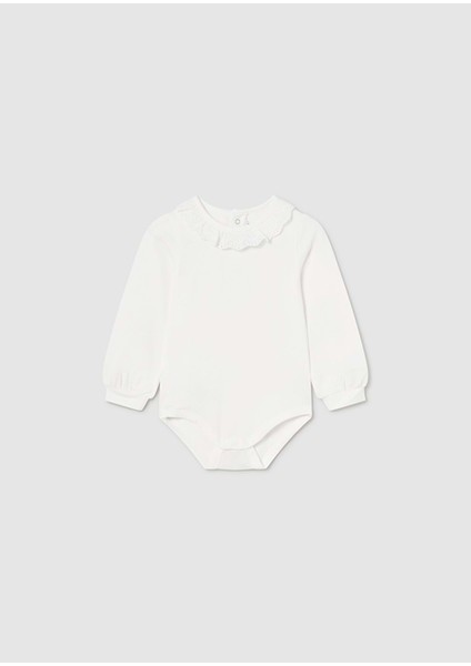 Kız Bebek Bady - Mayoral - Beyaz - 18-Ay - 0125-BEYAZ-18-AY fiyatları