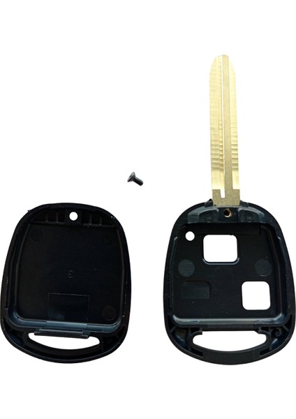 Toyota Hilux Rav4 Land Cruiser Uyumlu TOY43 Uçlu Logolu Kumanda Anahtar Kabı Oto Anahtarlık 2 Tuş modelleri