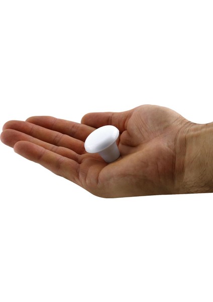 Mantar Düğme Sert Plastik Kulp Beyaz Dolap Mobilya Mutfak Dolabı Çekmece Kapak Kulbu 10 Adet fırsatları