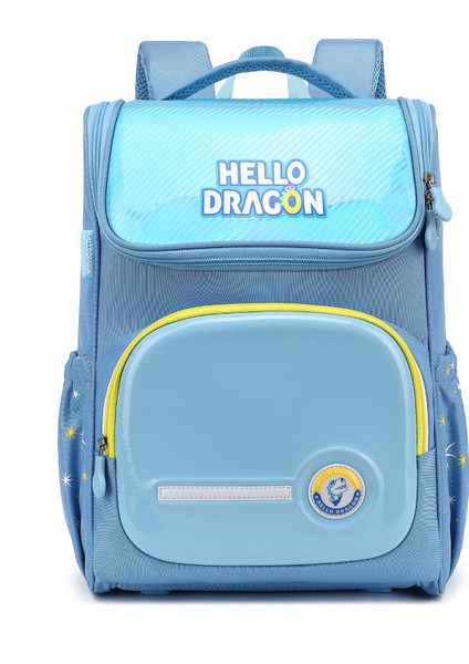 Unisex Omurga Koruyucu Laptop&sırt Çantası Açık Mavi - Sarı