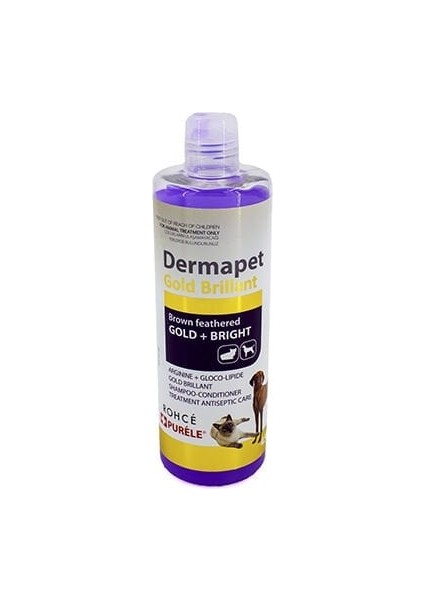 Purele Dermapet Dermatolojik Kahverengi Kedi ve Köpek Şampuanı 450 ml