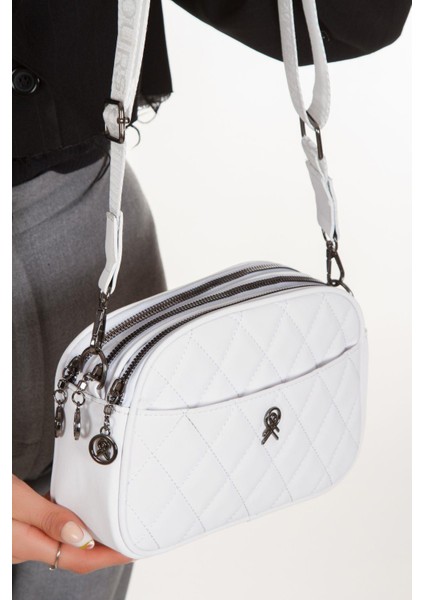 Kadın Çapraz Askılı Omuz Çantası newpolo235 - Beyaz fiyatları