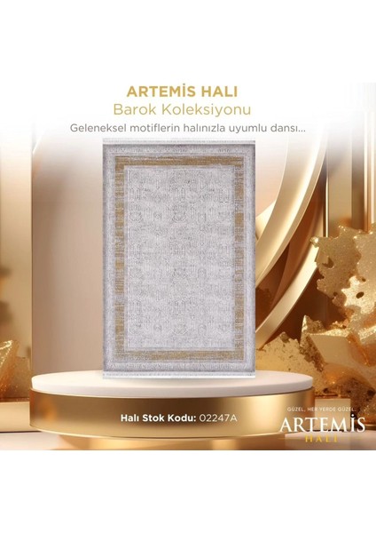 Barok Antrasit Retro Motifli Halı fiyatları