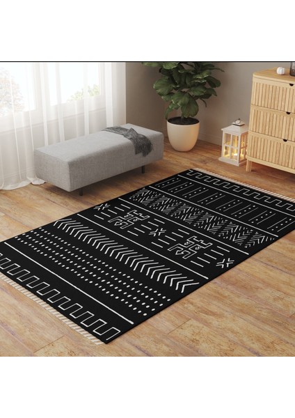 Dark Aztec - Etnik Desenli Halı