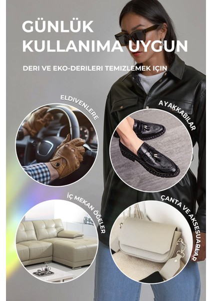 Leather Cleaner 600ML Oto Araç Deri Besleyici Krem Koltuk Bakım Kremi Deri Koltuk Temizleme