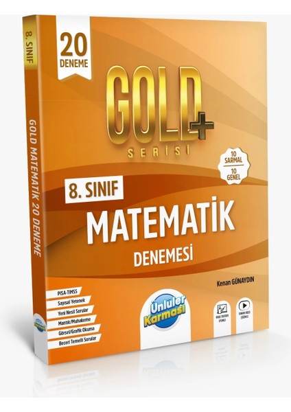 8. Sınıf Gold Matematik 20 Deneme