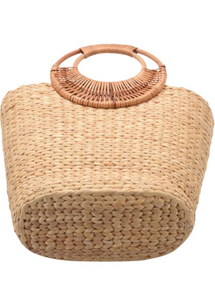 Kadın Yaz Çanta Kadın Bohemian Plaj Hasır Çanta Vintage Bayan Seyahat Rattan Örme Rahat Tote (Yurt Dışından) modelleri