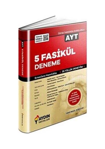 Ayt 5 Fasikül Deneme