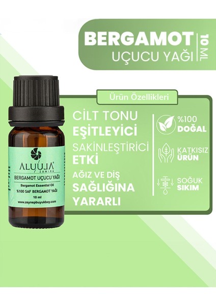 Her Damla Saflık: Saf, Seyreltilmemiş Doğal Aromaterapi Bergamot Uçucu Yağı 10 Ml