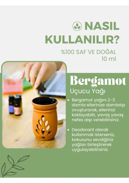 Her Damla Saflık: Saf, Seyreltilmemiş Doğal Aromaterapi Bergamot Uçucu Yağı 10 Ml fiyatları
