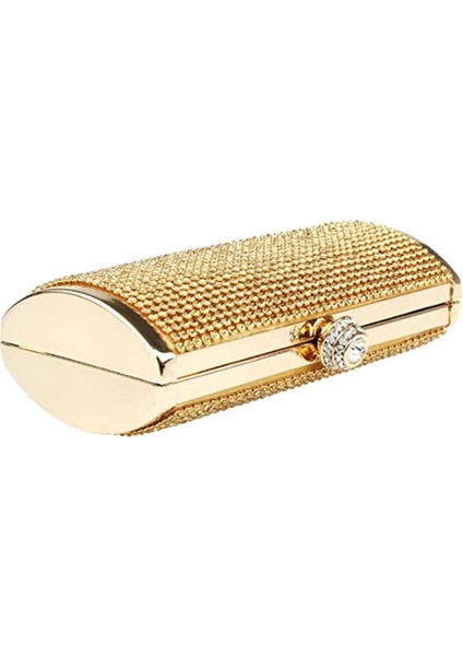 Lüks Kristal Akşam Debriyaj Düğün Çanta Parti Balo Çanta Kutusu (Altın) (Yurt Dışından) modelleri