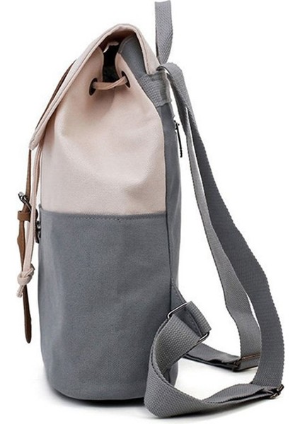 Moda Başarılı Renk Kadın Kanvas Çanta Kolej Omuz Eğlence Açık Seyahat Sırt Çantası (Yurt Dışından) modelleri