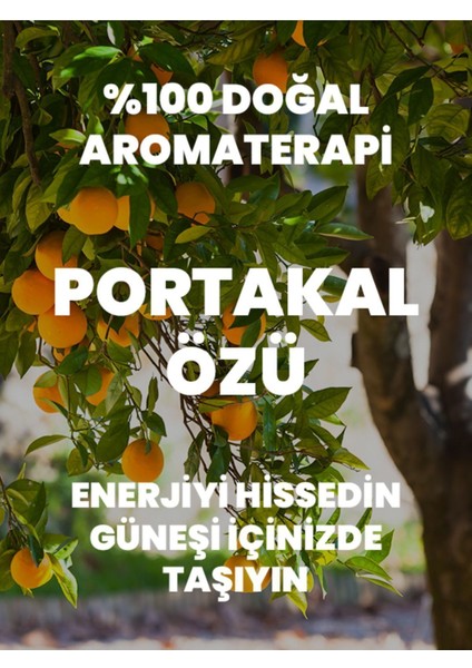 Her Damla Saflık: Saf, Seyreltilmemiş Doğal Aromaterapi Portakal Uçucu Yağı 10 Ml