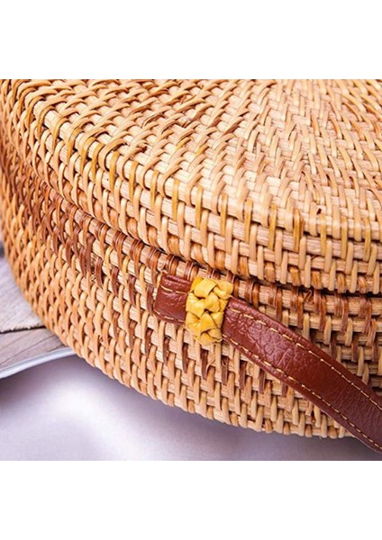 Rattan Çanta - El Yapımı Hasır Dokuma Çanta Çanta (Yurt Dışından) fırsatları